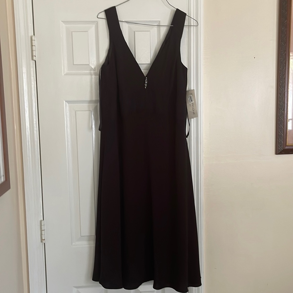 Evan Picone black evening dress size 16 bnwt from macys